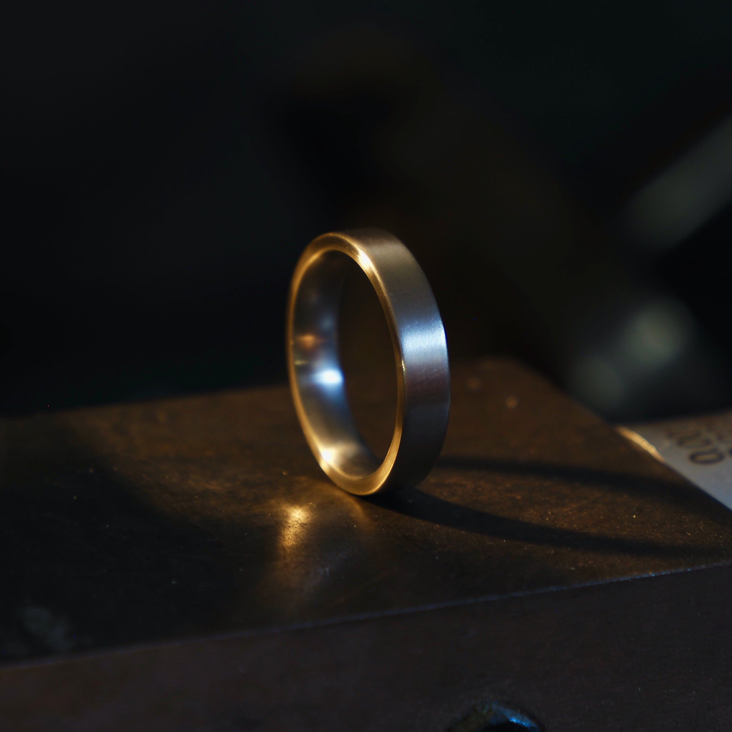 Satin Titanium Ring