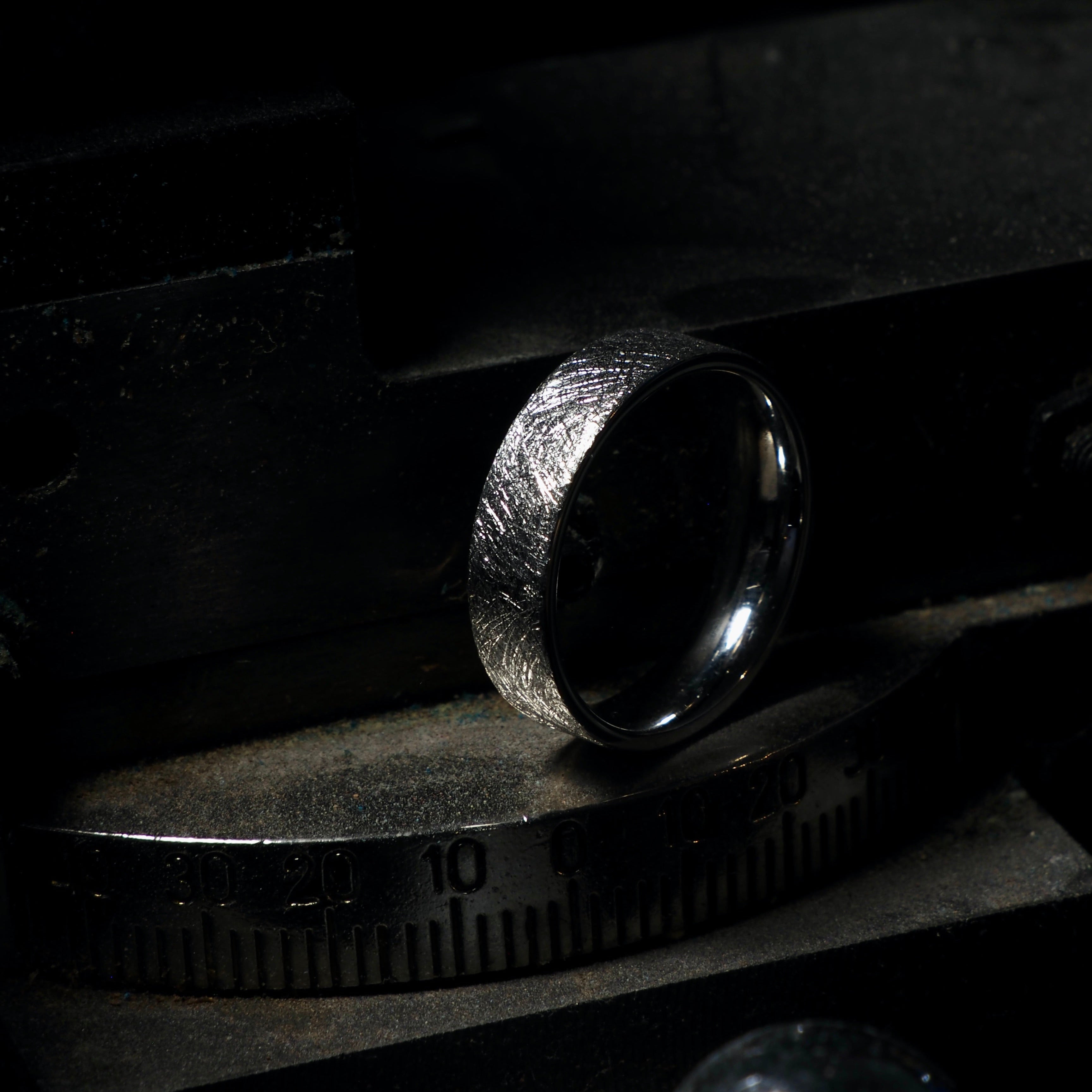 Frosty Titanium Ring