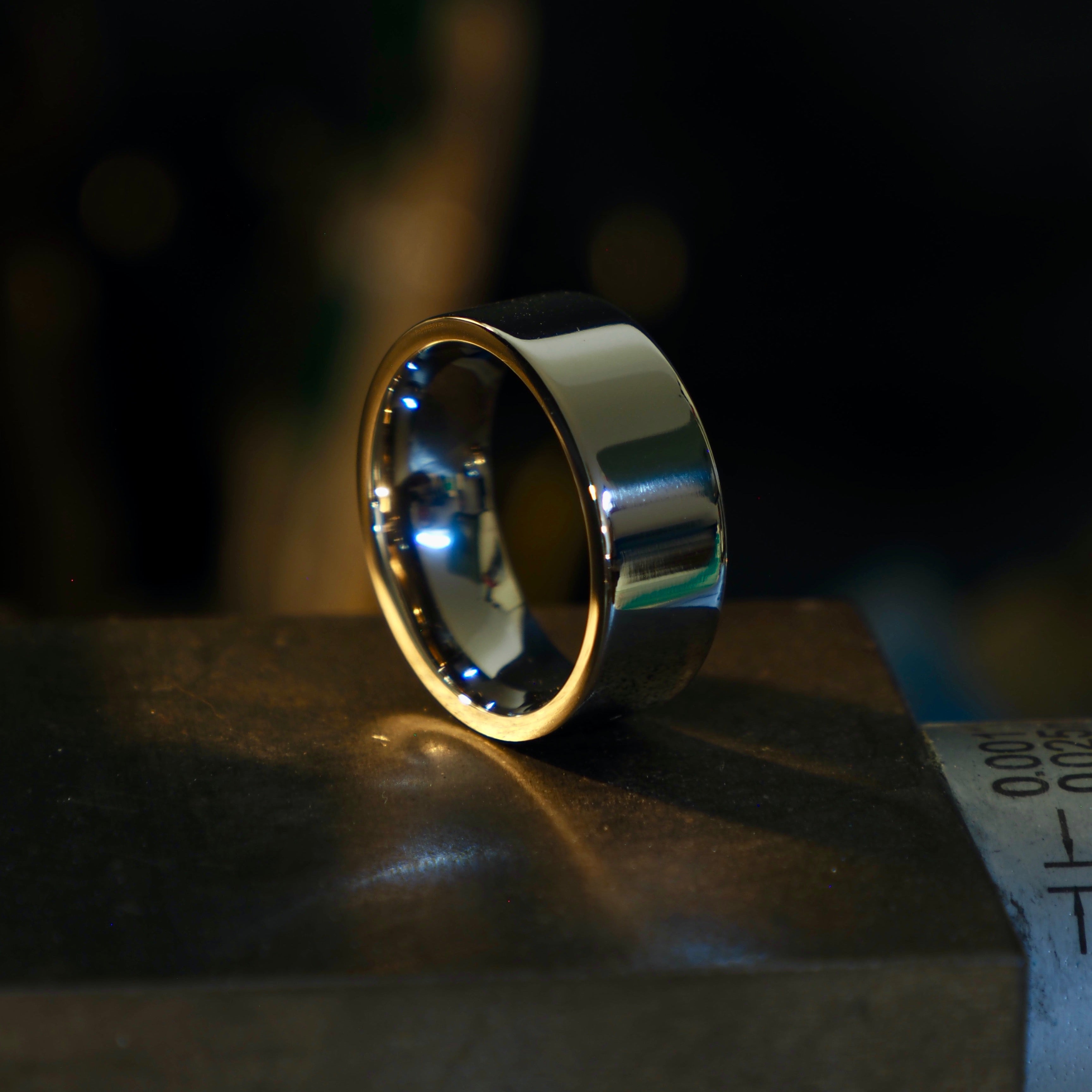 Shiny Titanium Ring