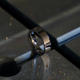 Shiny Titanium Ring
